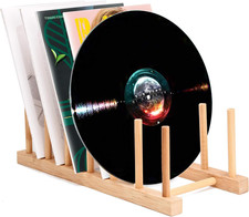 Vinyl Record Storage Holder Stand Rack Eco Friendly Wooden CD Display Stand, Sta