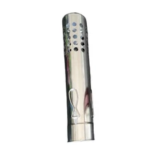 Tent Wood Stoves Pipe Flue Extension Exhaust Pipe with Pull Rings Waterproof