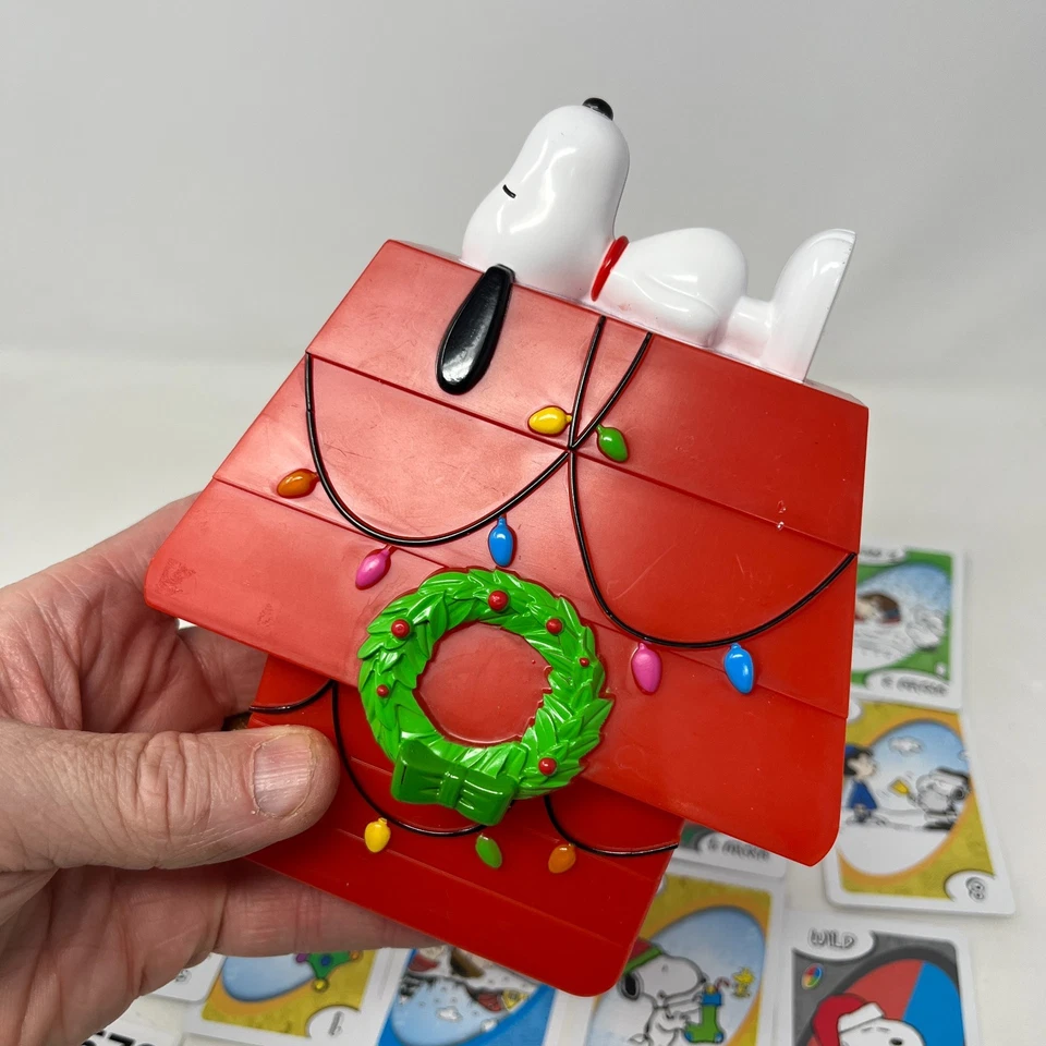 Peanuts: A Charlie Brown Christmas UNO Game - Snoopy's Doghouse Christmas 2007 - Image 2 of 4