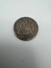 1887 Seated Liberty Dime 90% Silver – Circulated VG/F – Strong Date – US Coin