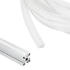 6 Meter 10mm f&uuml;r 30/40 Series Aluminum Extrusion Profile Slot Cover Seal, Wei&szlig;