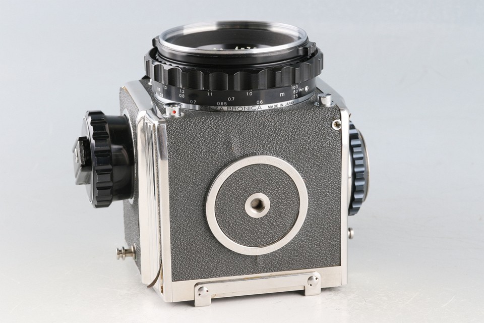 完動 Zenza BRONICA S2 NIKKOR-P 75ｍｍ F2.8 Exc+5] Zenza Bronica S2 Film Camera Nikkor P 75mm f/2.8 Lens From