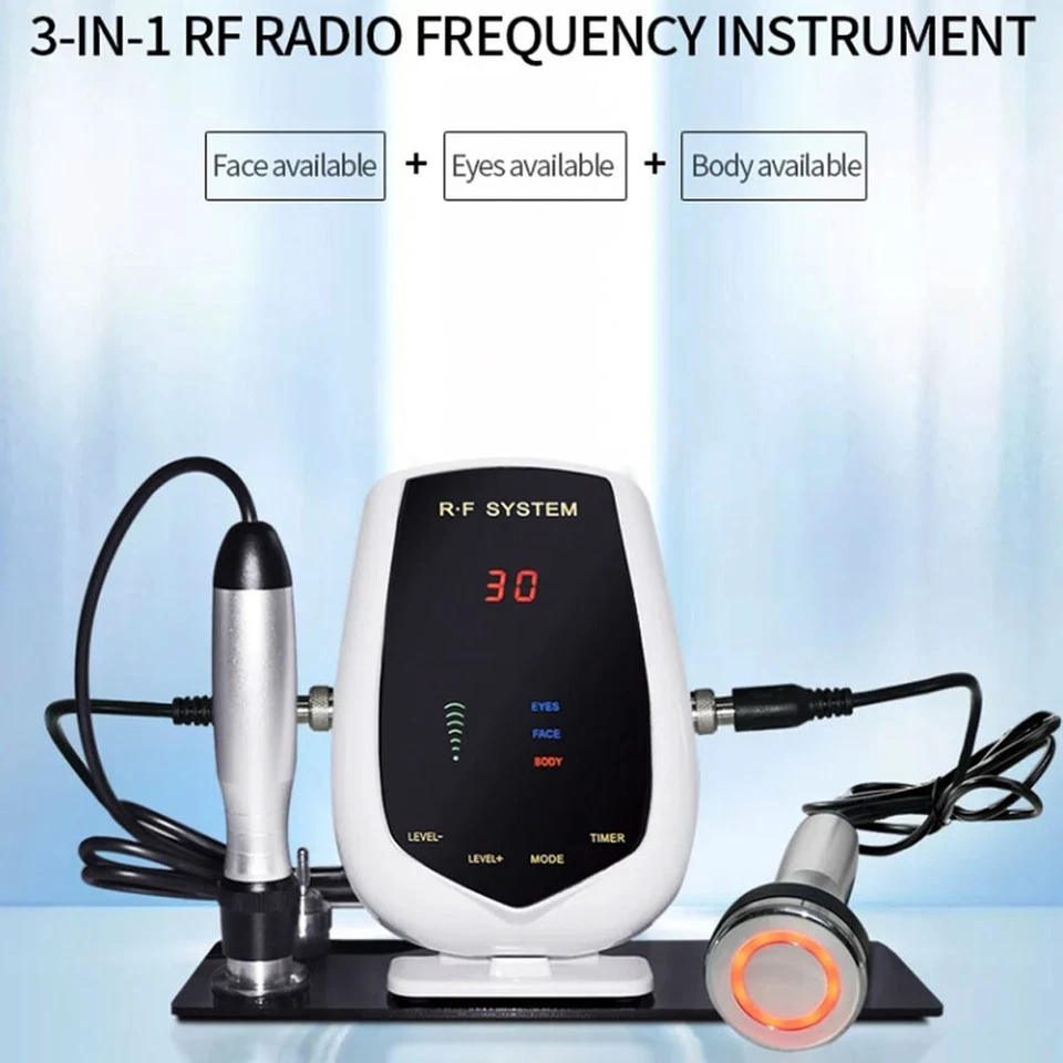 Lo último RF Máquina de estiramiento facial para estirar la piel Instrumento de cuidado facial y de ojos ¡NUEVO! Foto 4 de 4