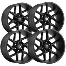 Set Of 4 Vision 360 Sliver 20x10 6x5.5 -29mm Satin Black Wheels Rims 20 Inch Set Of 4 Vision 360 Sliver 20x10 6x5.5 -29mm Satin Black Wheels Rims 20 Inch