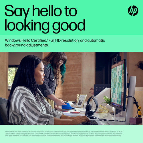 HP 625 FHD Webcam for business - Afbeelding 5 van 9