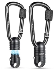 TISUR Magnetic Keychain, Carabiner Clip Baby Key Holder, Detachable Key Ring ...