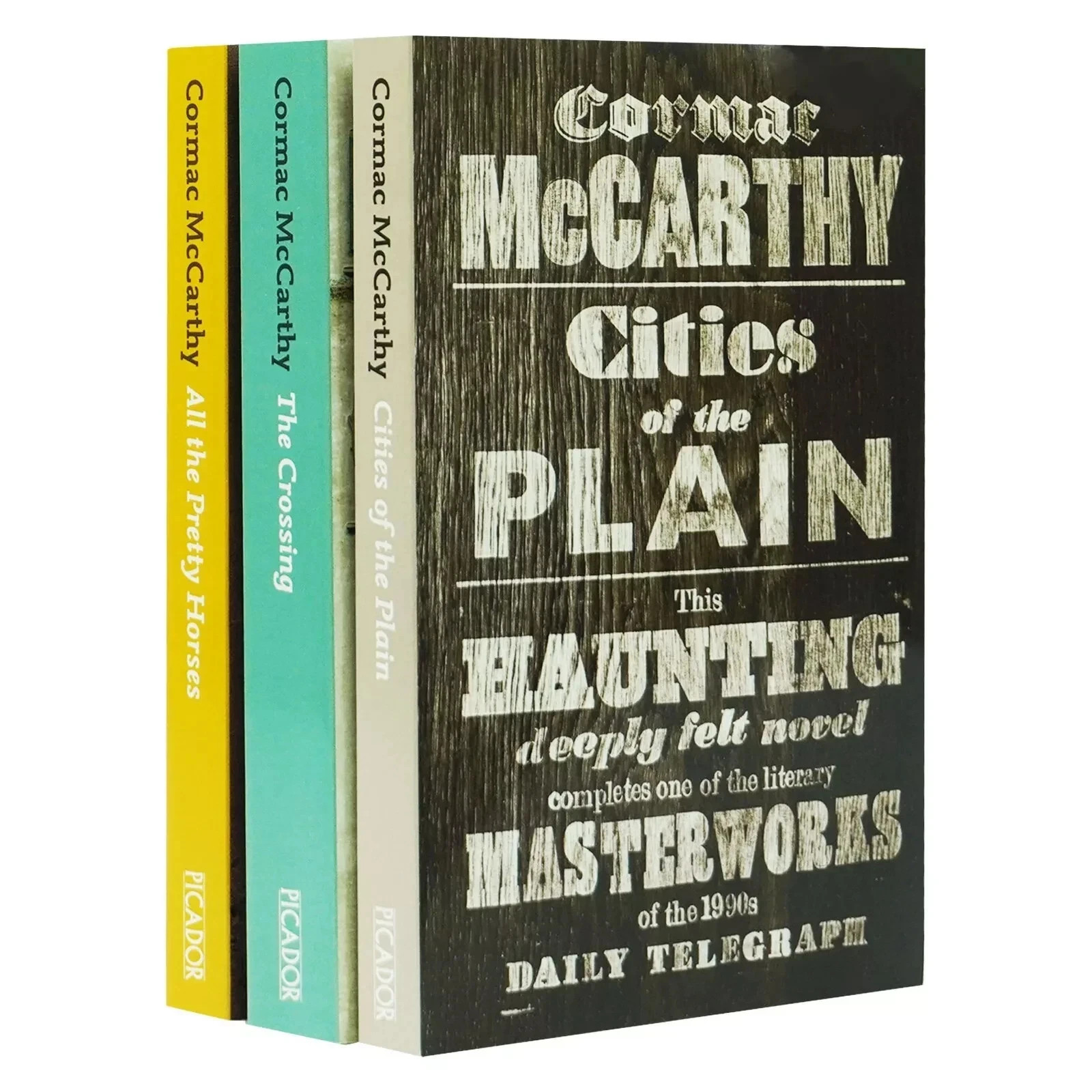 Cormac McCarthy Border Trilogy Series Collection 3 Books Set (All the Pretty)