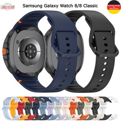 Uhrenarmband für Samsung Galaxy Watch 8 / 8 Classic 40 44 46 mm Silikon Sport