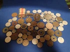 Japanese Medal Japan badge war military WW2 WWII old coin coins Meiji Taisho