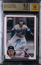 2023 TOPPS CHROME ROOKIE AUTOS #RAJO JAMES OUTMAN BGS 9.5