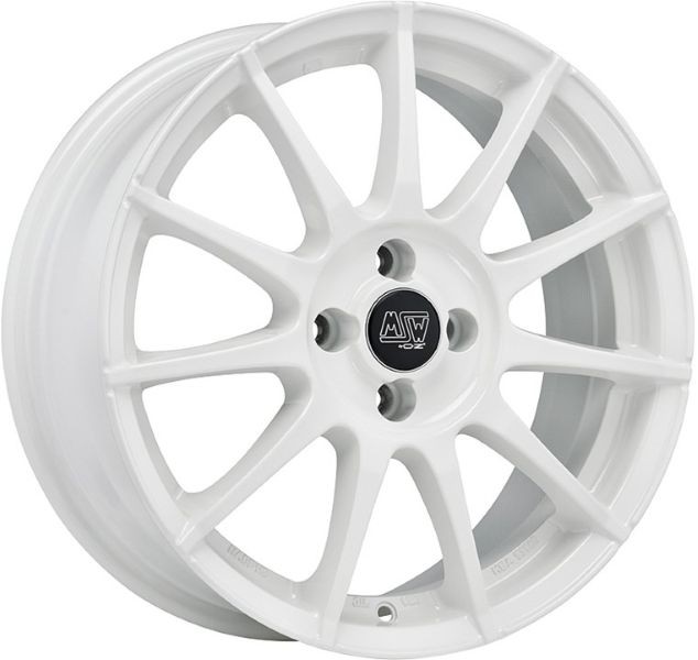 4x Alufelgen MSW 85 WHITE 7x17 ET30 LK4 98 17 Zoll Felgen Alu