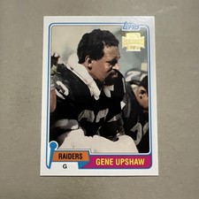 GENE UPSHAW 2001 TOPPS ARCHIVES FOOTBALL CARD # 172 H4210