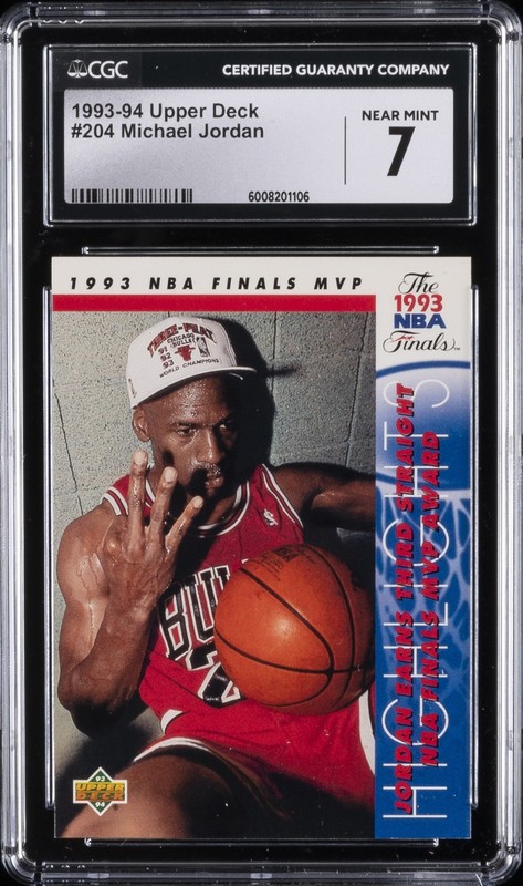 1993-94 UPPER DECK #204 MICHAEL JORDAN CGC 7