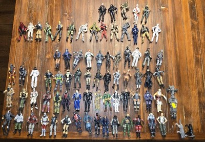 Huge G.I. Joe 25th Anniversary & Pursuit of Cobra Lot -75 Figures & Tons of Gear
