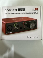 Scarlett Solo Focusrite - Sealed