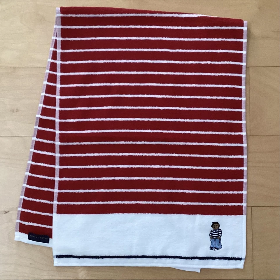 Conjunto de toalhas de rosto Polo Ralph Lauren não usado Japão - Imagem 2 de 4