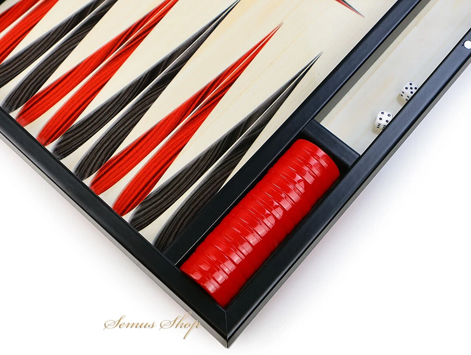 Orientalische Luxus Trendy Backgammon Tavla XXL - Bild 3 von 4