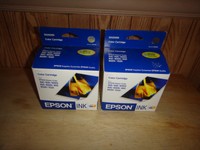 Lot Of 2 Expired Epson S020089 Color Ink Cartridges Genuine Lot Of 2 Expired Epson S020089 Color Ink Cartridges Genuine
