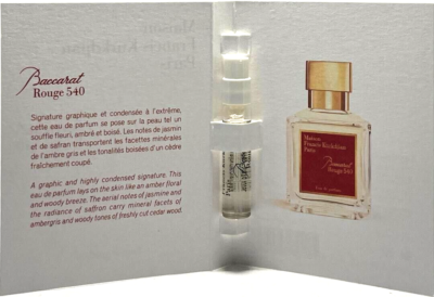 Maison Francis Kurkdjian Baccarat Rouge 540 Eau De Parfum Vial