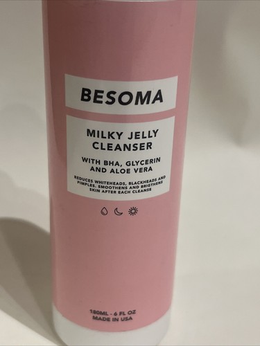 BESOMA milky jelly cleanser With BHA, Glycerine & Aloe Vera. 180ml Free Shipping - Picture 3 of 4
