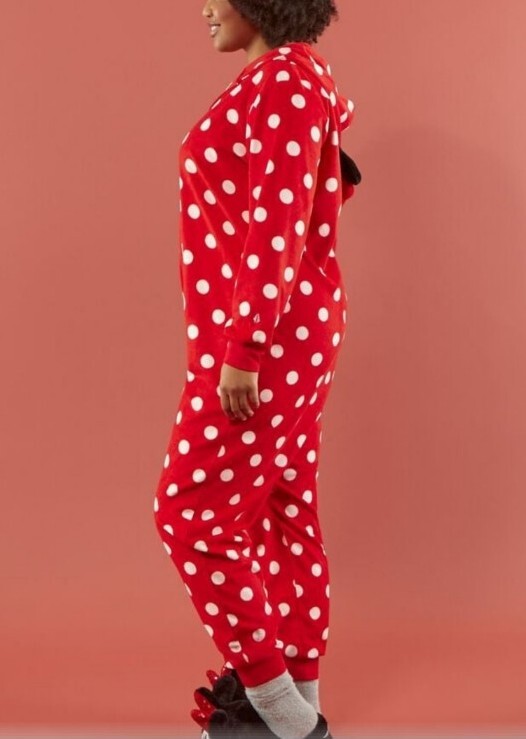 Forever 21 Plus Size Disney Minnie Mouse Pajama Jumpsuit