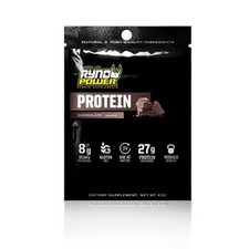 Ryno Power Chocolate Protein Powder 1 Serving Whey 27g 8.5g BCAA Recovery Drink