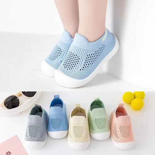 Baby Toddler Shoes, Soft-Soled Non-Slip Mesh Casual Shoes for Boys & Girls