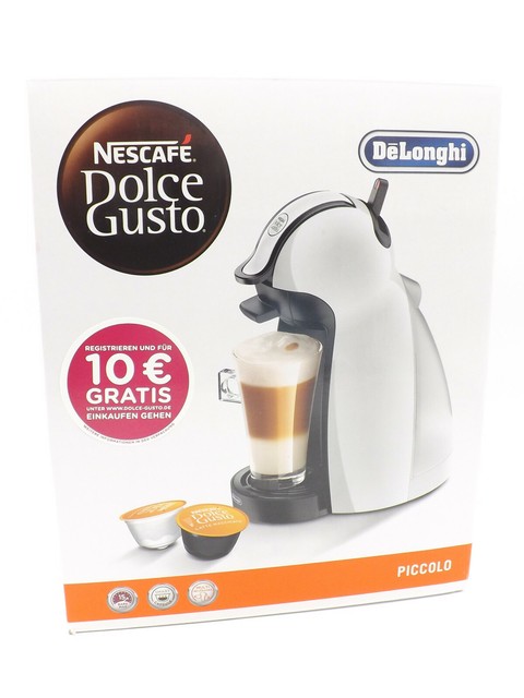 De'Longhi Piccolo EDG 100.W Nescafe Dolce Gusto System Kapselmaschine -  Weiß | Compra online en eBay