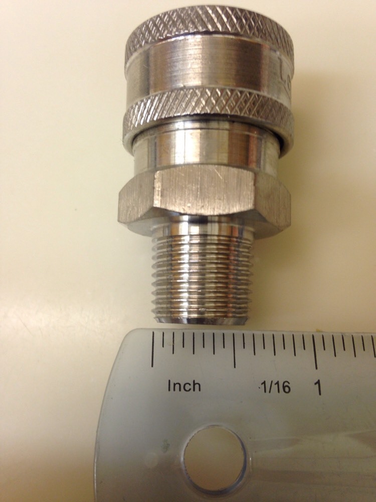 Legacy 8.707135.0 S.S. Pressure Washer Hose Quick Coupler Socket 3/8