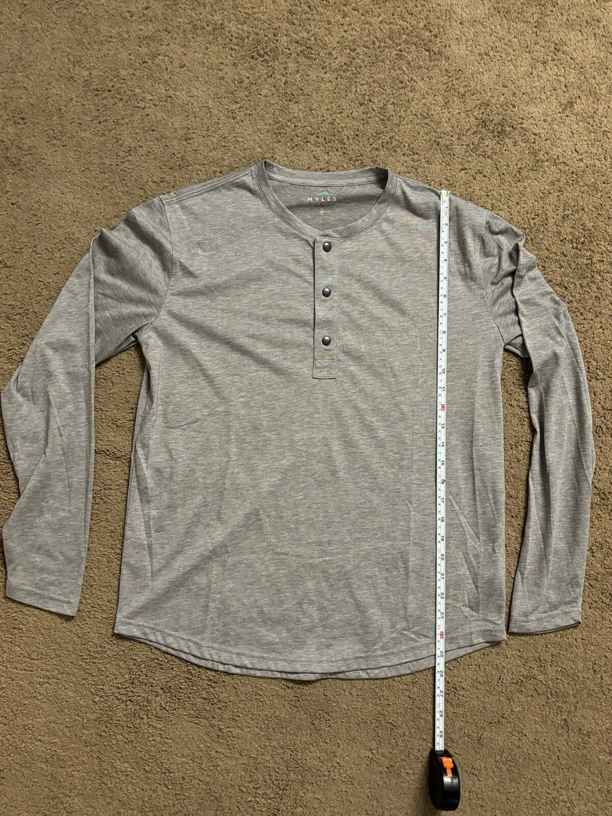 $68 - Myles Make Moves - Henley Shirt - Med
