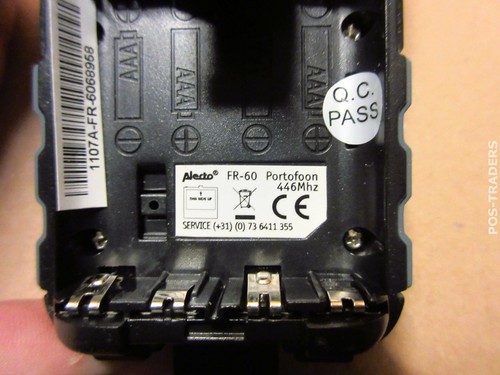 ALECTO FR-60 Walky Talky Radio 7KM fonction de balayage 2 canaux AVEC BATTERIE D'OCCASION - Photo 2/3