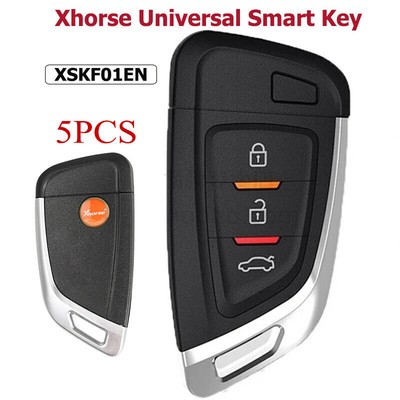 5Pcs Xhorse XSKF01EN Smart Remote Key Knife 3 Buttons Keyblank Inside For Honda