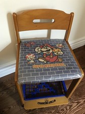 Super Mario Bros. 1 - Nintendo NES - Learning Chair From JAPAN School - RARE !!