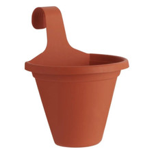 Small Hanging Planter Plant Pots Trough Garden Fence Balcony Railing Flower Pot 