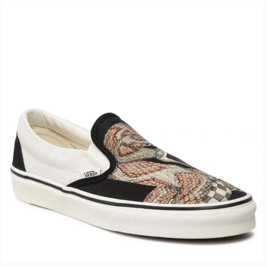 pijpleiding Druppelen Fantastisch Vans Classic Slip-on desert snake/black sneakers 9 mens / 10.5 women&#039;s  | eBay