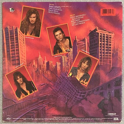 MEGADETH Peace Sells But Who's Buying CAPITOL LP OG Press w