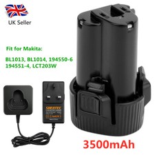 3.5Ah 10.8V Li-ion Battery/Charger for Makita BL1013 194550-6 194551-4 195332-9