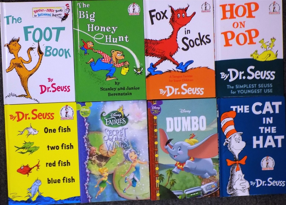 Set of 8: Children Books! Disney, Bright and Early/Dr. Seuss's