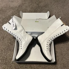 Rollda Women's Western Boots Mid-Calf Cowgirl Boots! Size:9.5! QUALITY! NEW! SEE