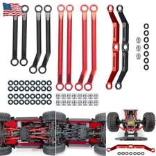 For Traxxas 1/18 TRX-4M Crawler RC Car Metal Steering Link Rod Chassis link Set