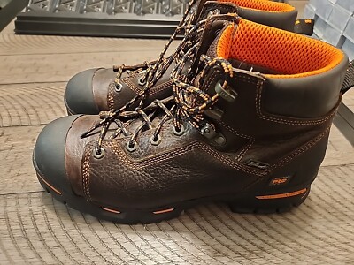 Used Timberland PRO Men\'s Tan Leather Boots s-l400.jpg main image 3