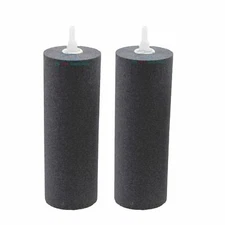 AQUANEAT 2 Pack 6"x2" Air Stone  Large Cylinder Pond Hydroponic Growing System