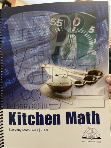 Kitchen Math Workbook NWT Literacy Council 100 Pages *New* Workbook Great Price