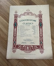 CONSERVATOIRE CLASSICS Fifth Series MUSIC Booklet Edwin Ash down VINTAGE