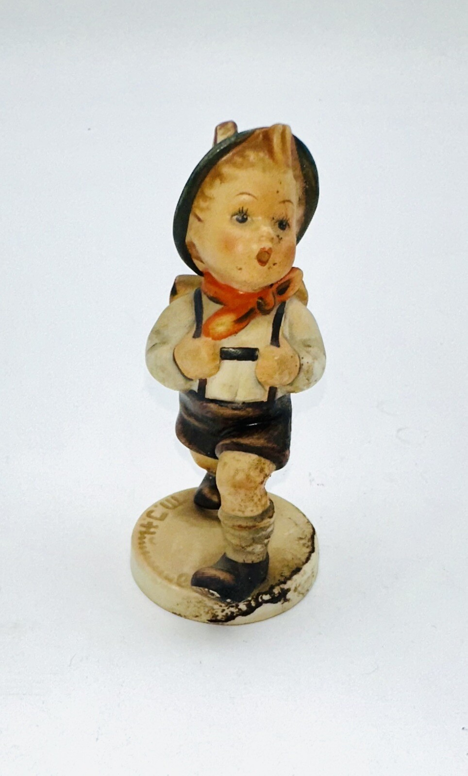 Goebel MJ Hummel School Boy Figurine with Backpack 82/0 W Germany