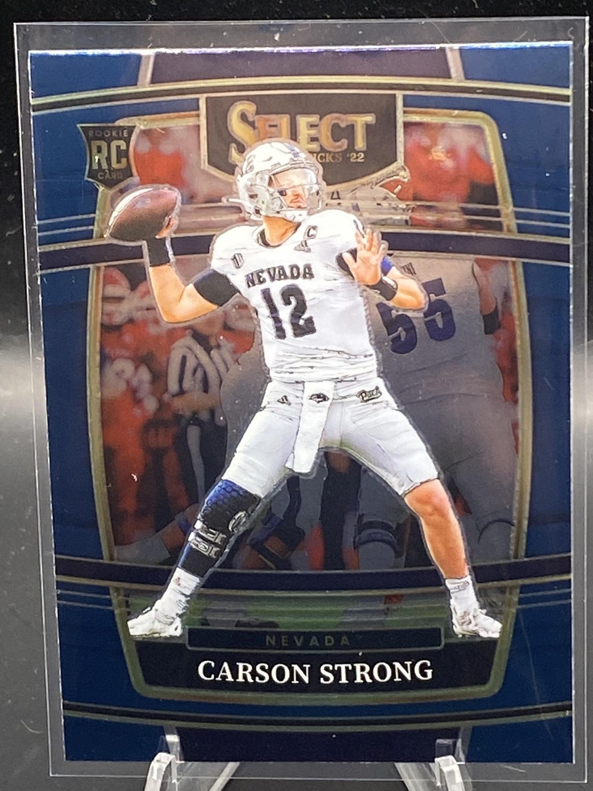 2022 Panini Select Draft Picks #11 Carson Strong Blue (Retail Base)