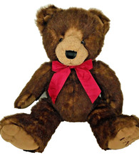 FAO Large Fuzzy Brown Teddy Bear Plush 22" Toys R Us 2012 Stuffed Animal