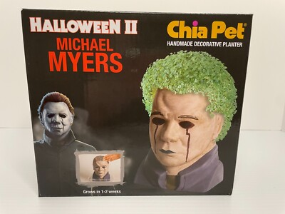 Halloween II Michael Myers Chia Pet Handmade Decorative Planter New