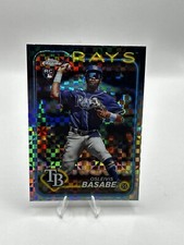 Osleivis Basabe 2024 Topps Chrome X-Fractor Refractor #41 Tampa Bay Rays RC