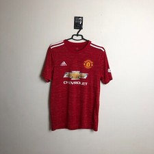 B.Fernandes Manchester United Home football shirt 2020 - 21 Adidas Mens Size M